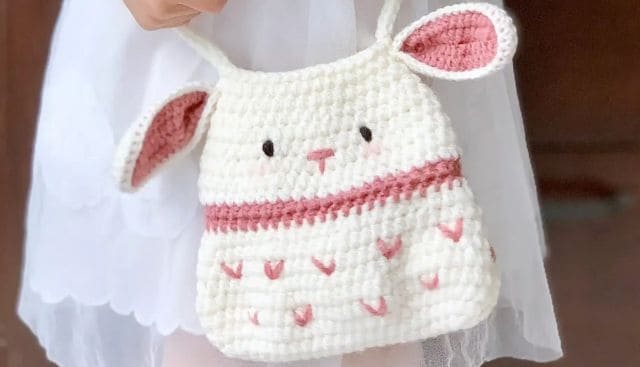 bobine et crochet sac lapin