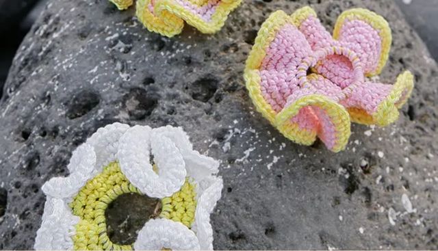chouchou de penelope en crochet bobine et crochet