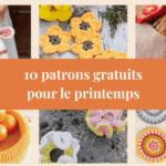 bobine et crochet 10 patrons gratuits pour le printemps